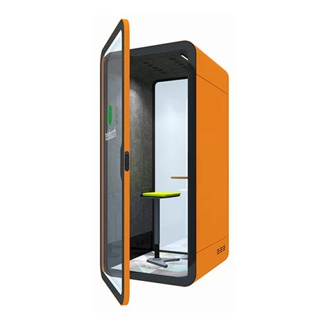 Piccola cabina telefonica insonorizzata per la privacy